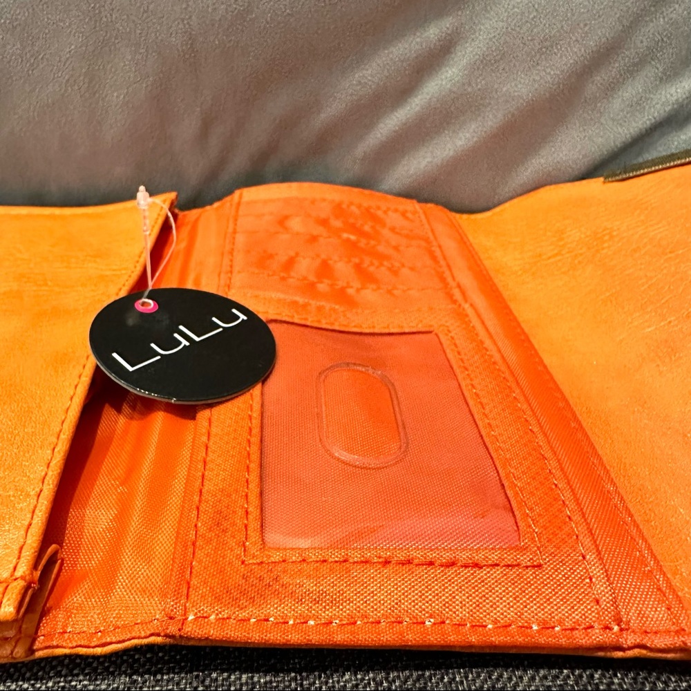 NEW WITH TAG LuLu NYC orange dragonfly wallet - Picture 11 of 14